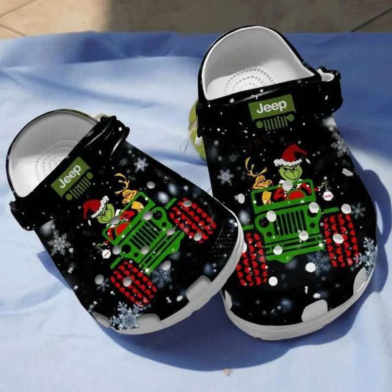 Christmas Jeep Crocband Clog Shoes For Jeep Lover