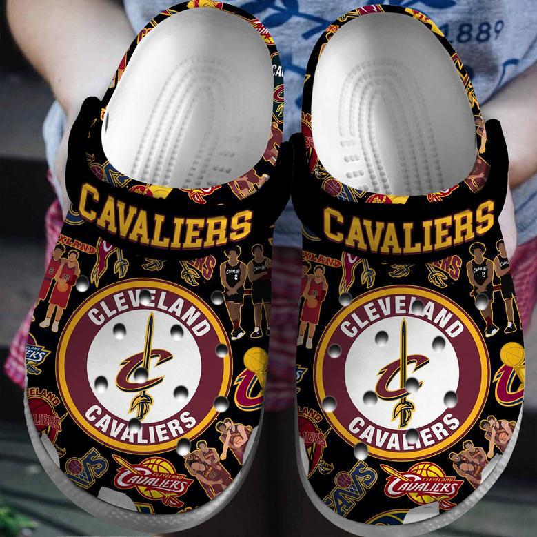 Cleveland Cavaliers Nba Basketball Sport Crocs Crocband Clogs Shoes