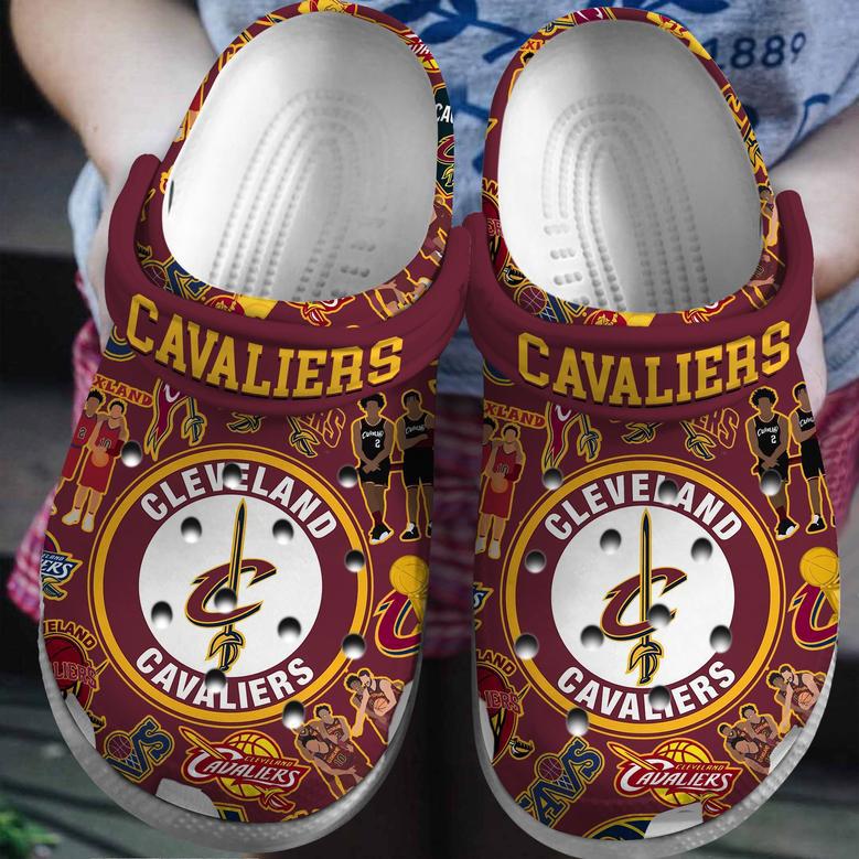 Cleveland Cavaliers Nba Basketball Sport Crocs Crocband Clogs Shoes