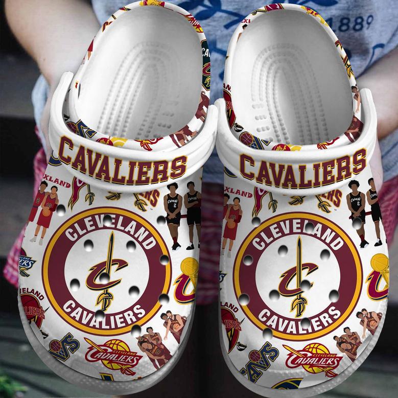 Cleveland Cavaliers Nba Basketball Sport Crocs Crocband Clogs Shoes