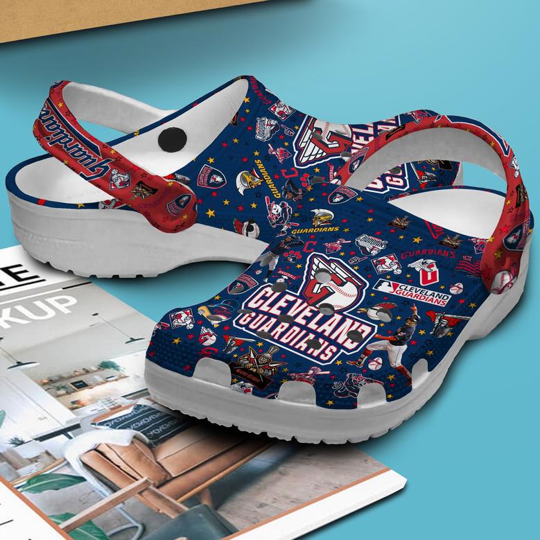 Cleveland Guardians Mlb Sport Crocs Crocband Clogs Shoes For Men Women And Kids