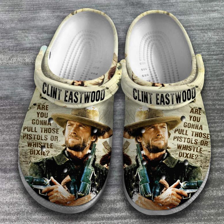 Clint Eastwood Actor Movie Crocs Crocband Clogs Shoes