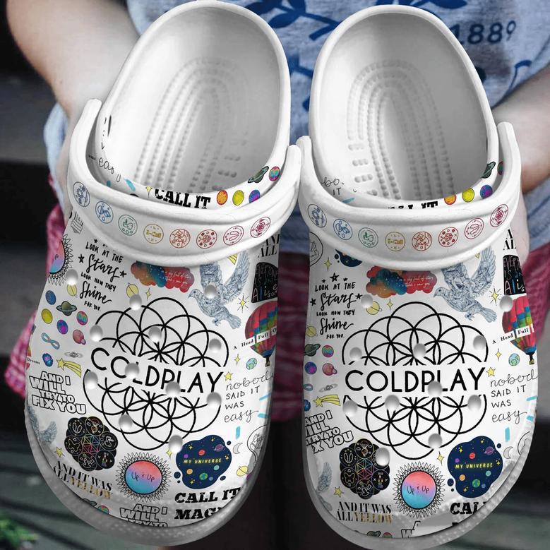 Coldplay Music Crocs Crocband Clogs Shoes