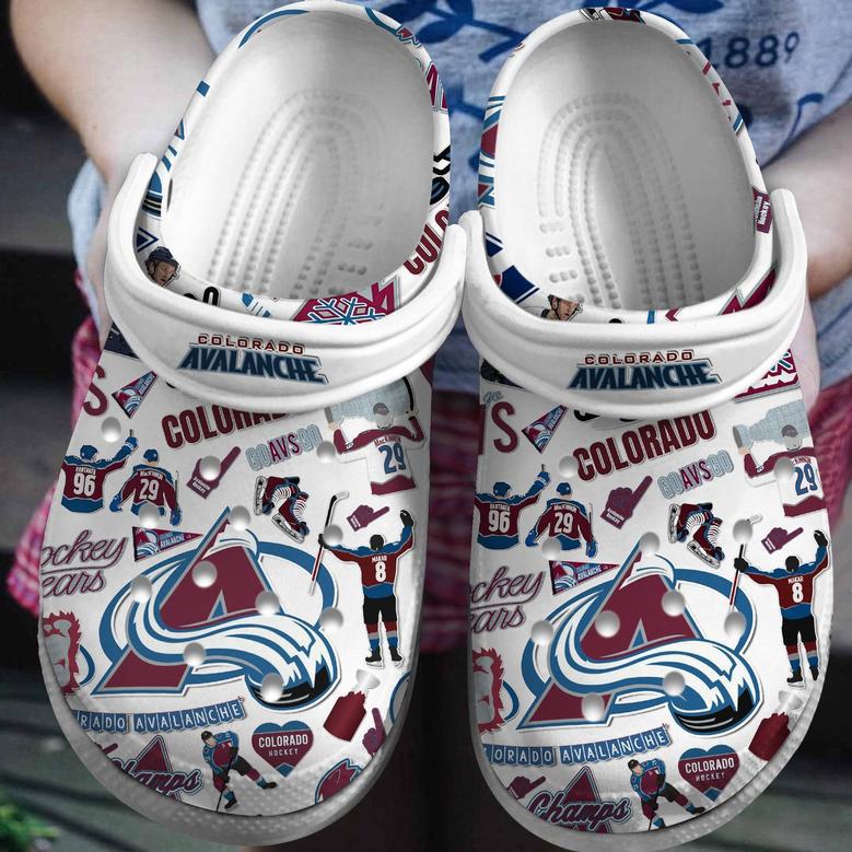 Colorado Avalanche
Ice Hockey Team Nhl Sport Crocs Clogs Crocband Shoes