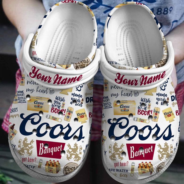 Coors Beer Crocs Crocband Clogs Shoes