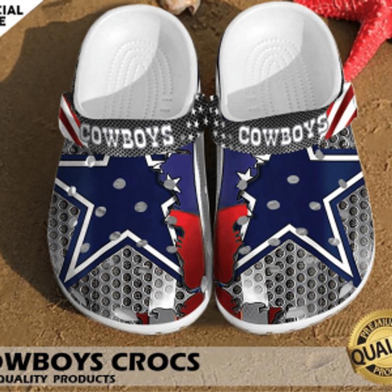 Dallas Cowboys Crocs Clog Shoes