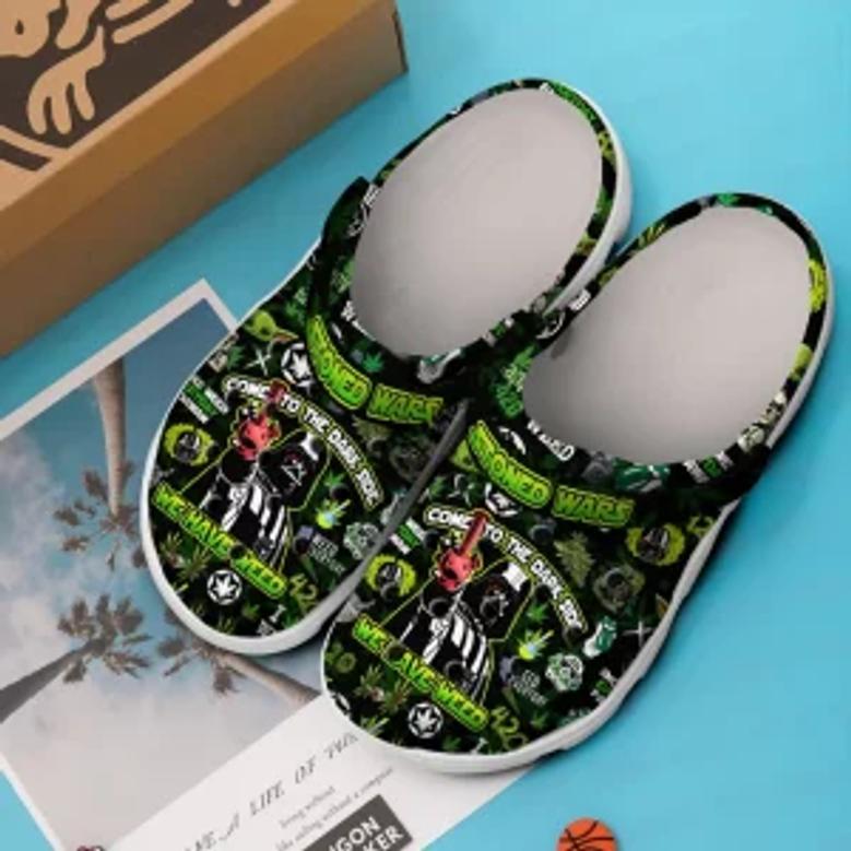 Darth Vader Star Wars Smoke 420 Weed Crocs Crocband Clogs Shoes Comfortable For Men Women