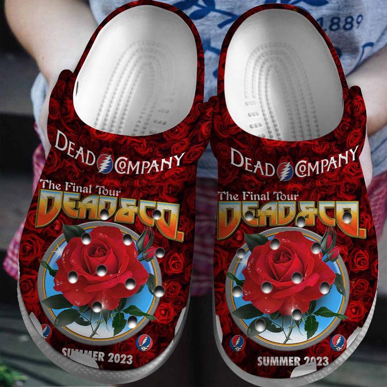 Dead And Company Band Music Crocs Crocband Clogs Shoes