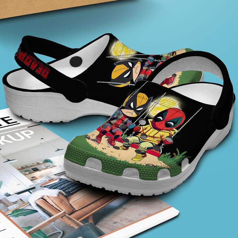 Deadpool Movie Crocs Crocband Clogs Shoes