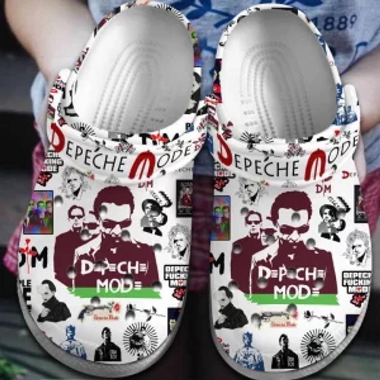 Depeche Mode Band Crocs Crocband Shoes Clogs Comfortable For Men Women