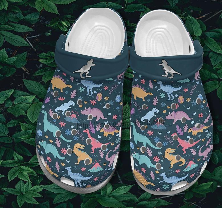 Dinosaur Park Shoes Gift Birthday Step Son - Dinosaur Shoes Croc Clogs Gift