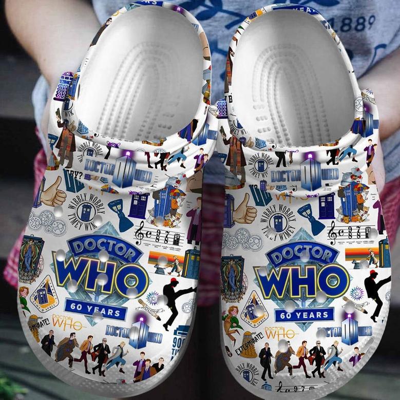 Doctor Who Anniversary 60 Years Tv Series Crocs Crocband Clogs Shoes