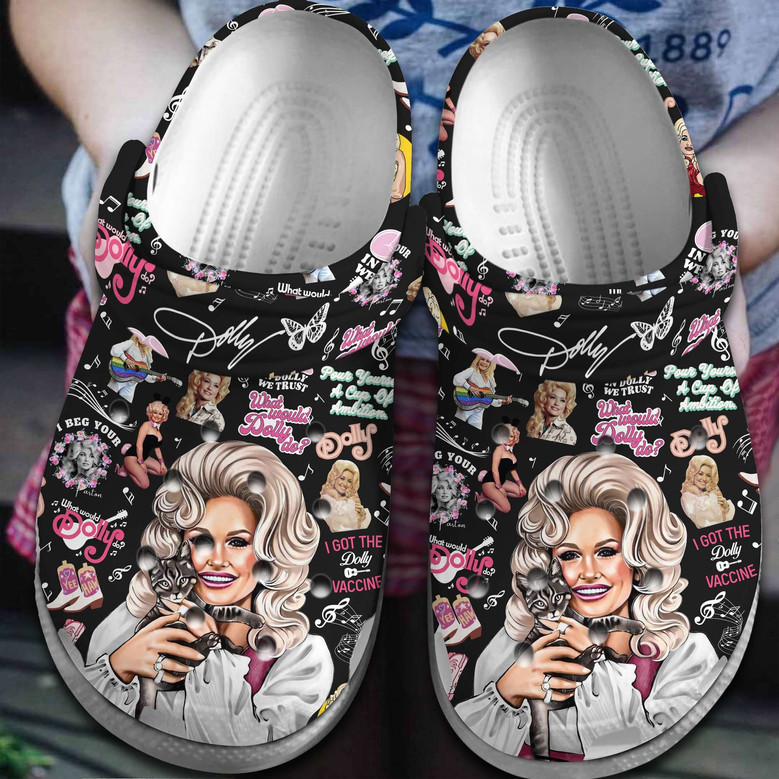 Dolly Parton Music Crocs Crocband Clogs Shoes Monsterry UK