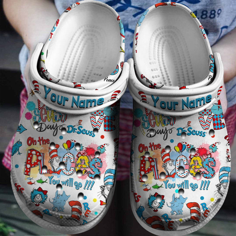 Design Crocs Names Dr Seuss Cartoon Crocs Crocband Clogs