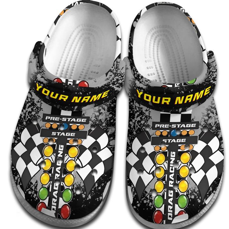Drag Racing Crocs Crocband Clogs Shoes