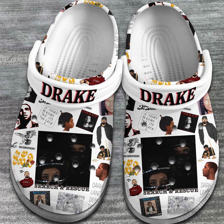 Drake Rapper Music Crocs Crocband Clogs Shoes