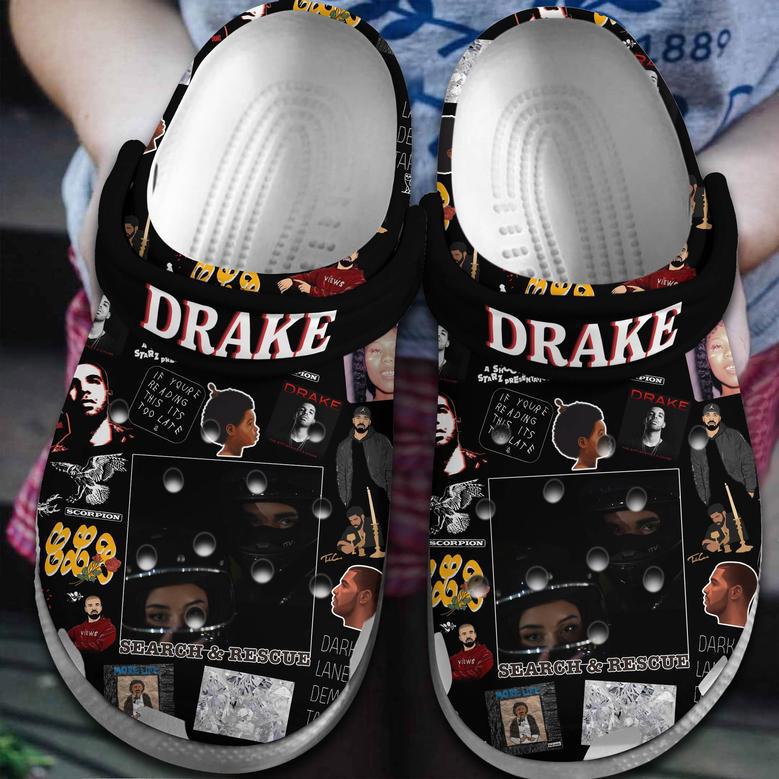 Drake Rapper Music Crocs Crocband Clogs Shoes