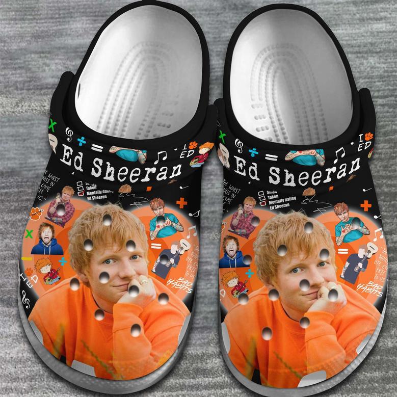 Ed Sheeran Singer Music Crocs Crocband Clogs Shoes