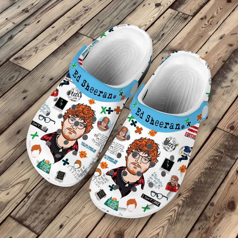 Ed Sheeran Singer Music Crocs Crocband Clogs Shoes For Men Women And Kids