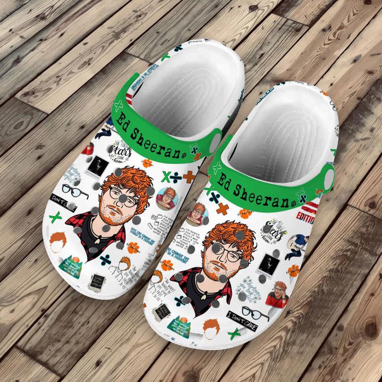 Ed Sheeran Singer Music Crocs Crocband Clogs Shoes For Men Women And Kids