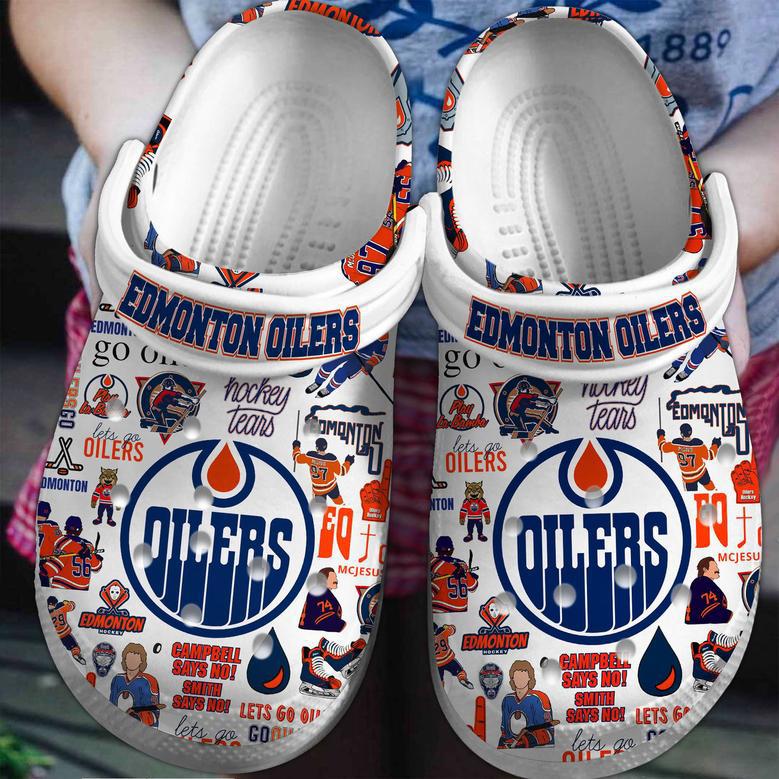 Edmonton Oilers
Hockey Nhl Crocs Clogs Crocband Shoes