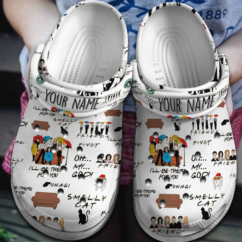 Friends Tv Series Crocs Crocband Clogs Shoes - Monsterry
