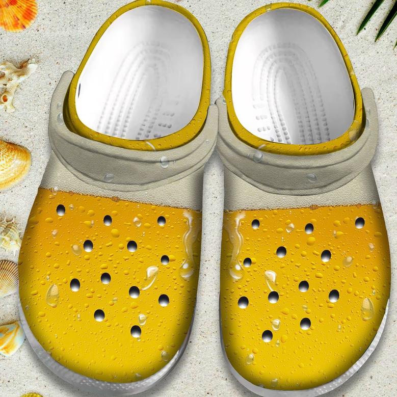 Funny Beer Shoes Clog Gift For Women Men Boy Son Friend
