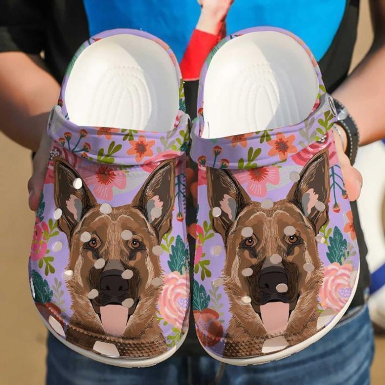 German Shepherd Cute Clog Shoes