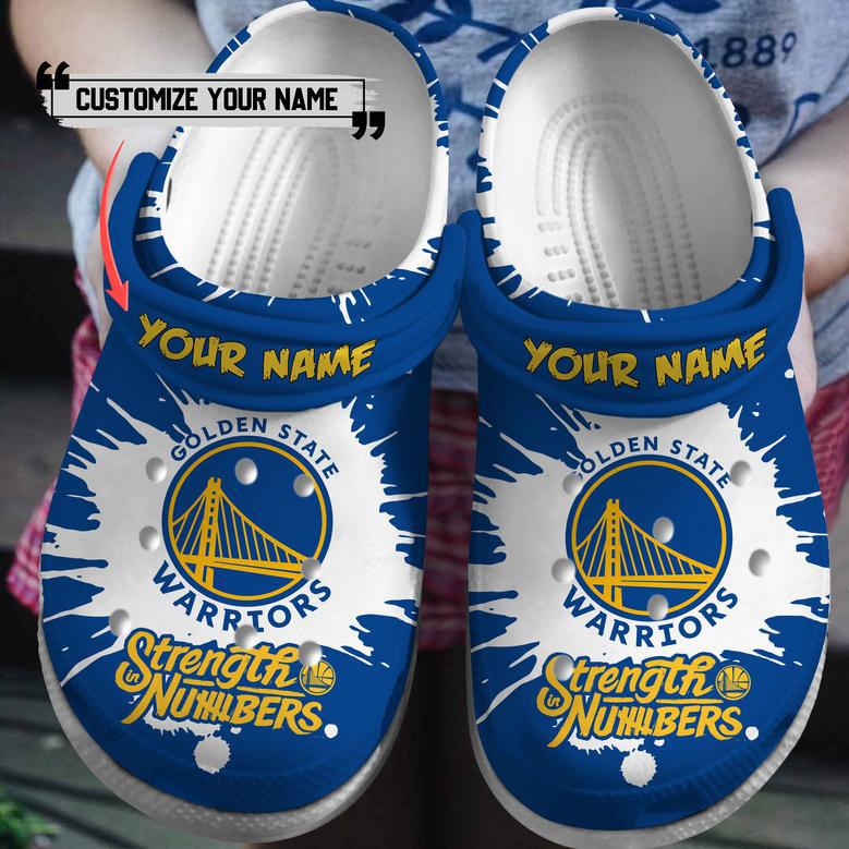 Golden State Warriors Nba Sport Crocs Crocband Clogs Shoes