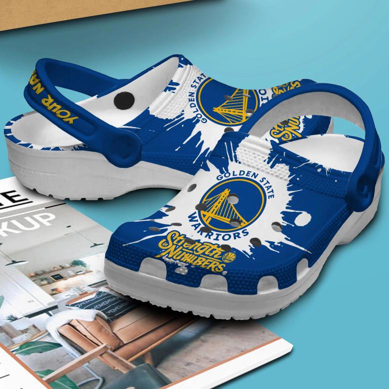 Golden State Warriors Nba Sport Crocs Crocband Clogs Shoes