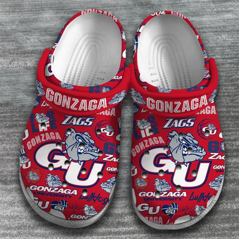 Gonzaga Bulldogs Ncaa Sport Crocs Crocband Clogs Shoes