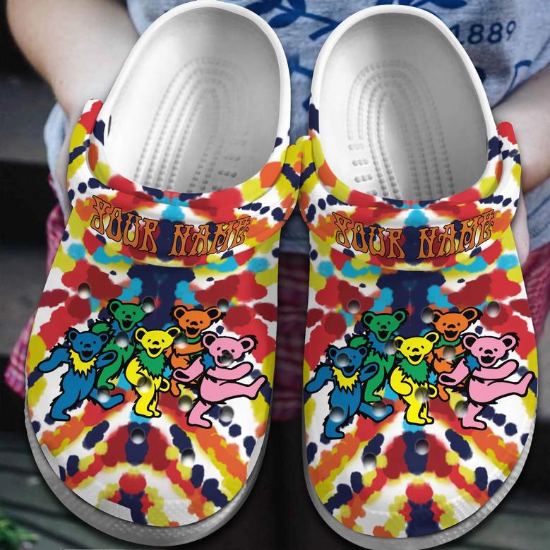 Grateful Dead Music Crocs Crocband Clogs Shoes