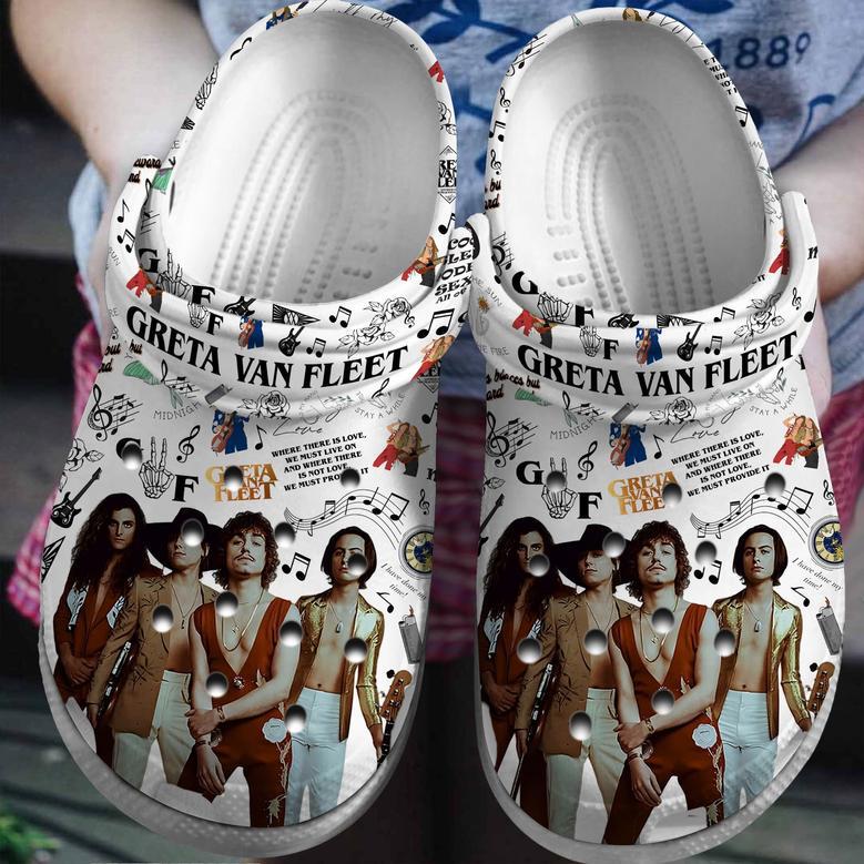 Greta Van Fleet Band Music Crocs Crocband Clogs Shoes