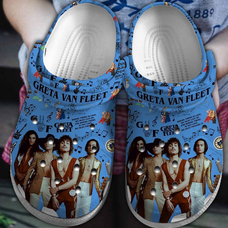 Greta Van Fleet Band Music Crocs Crocband Clogs Shoes