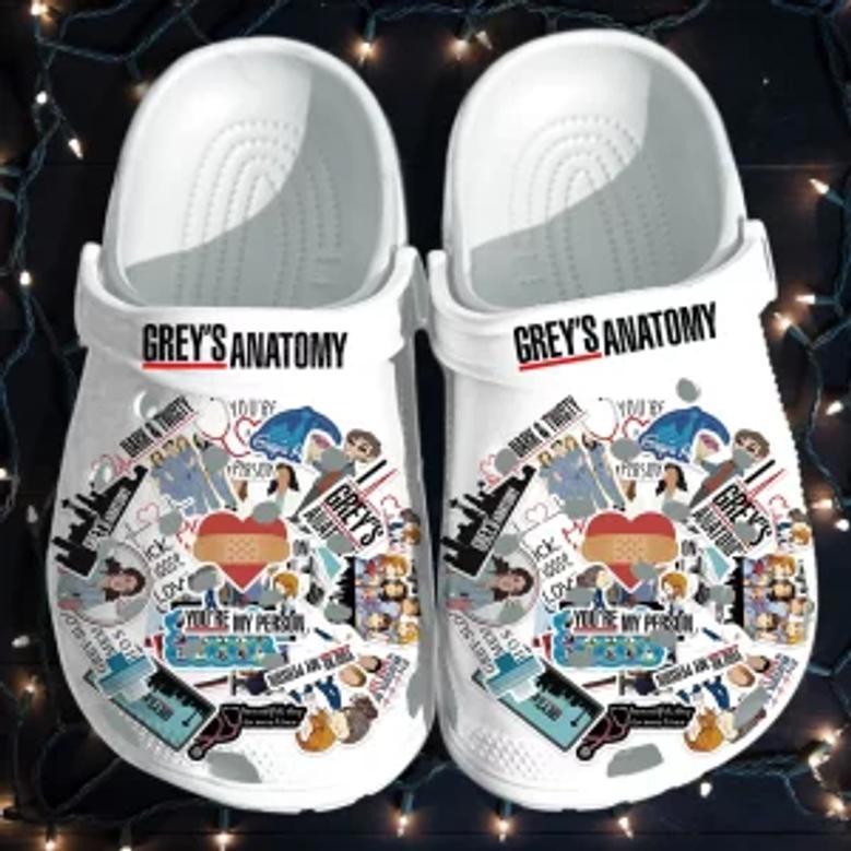 Grey's Anatomy Crocs Clog Shoes