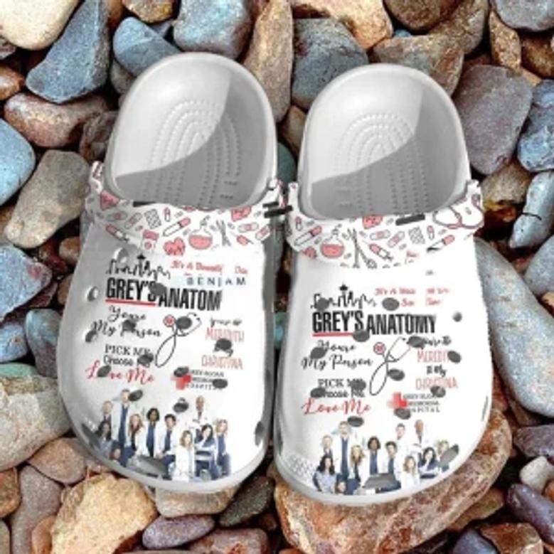 Grey's Anatomy Crocs Clog Shoes