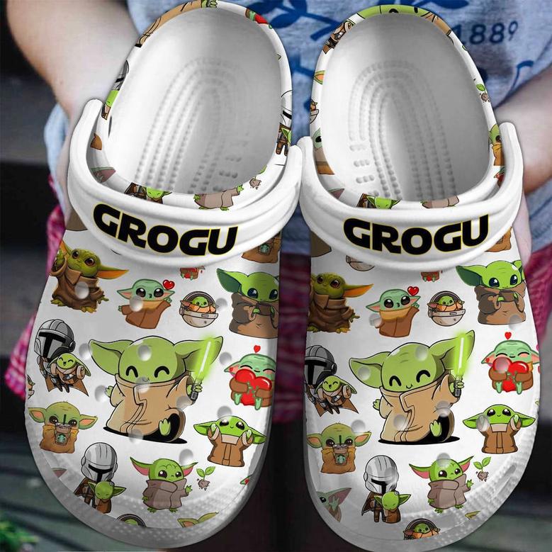 Grogu Starwar Movie Crocs Crocband Clogs Shoes