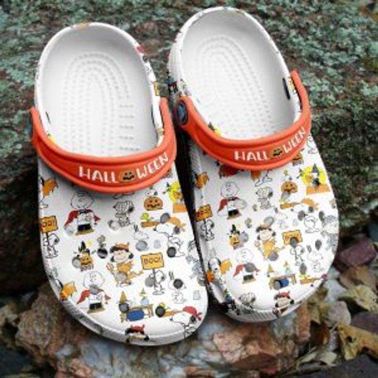 Halloween Snoopy Boo The Peanut Crocband Clogs