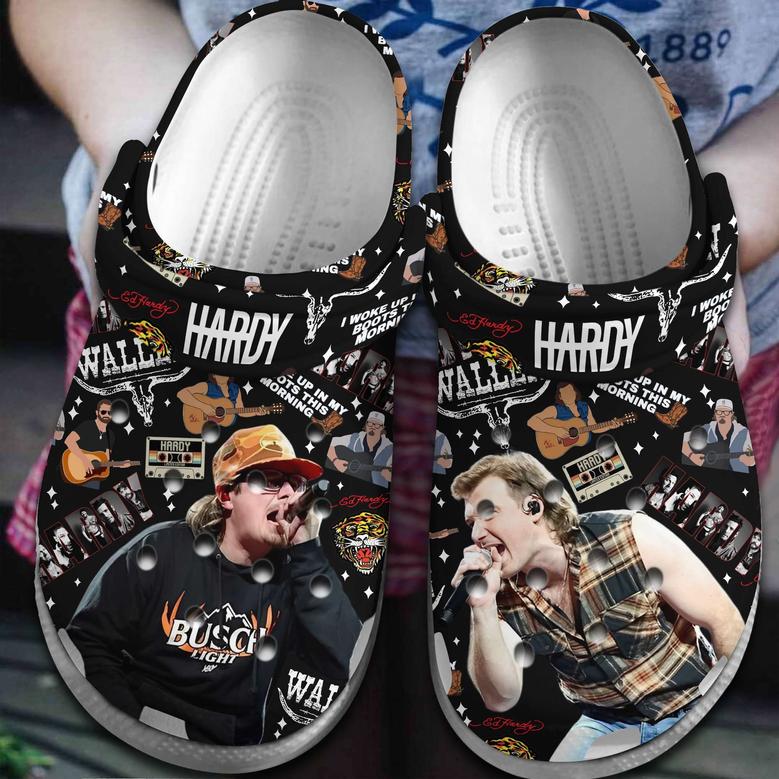 Hardy Singer Music Crocs Crocband Clogs Shoes