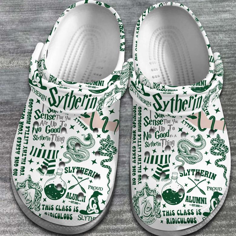 Harry Potter Movie Sytherin Crocs Crocband Clogs Shoes