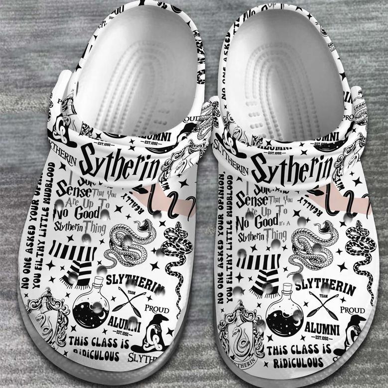 Harry Potter Movie Sytherin Crocs Crocband Clogs Shoes