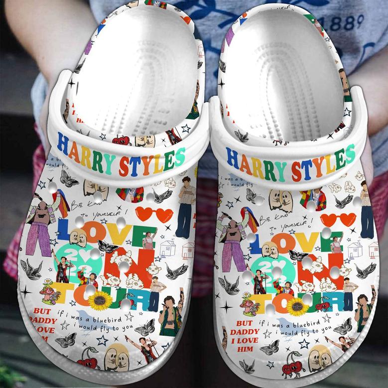 Harry Style Music Crocs Crocband Clogs Shoes