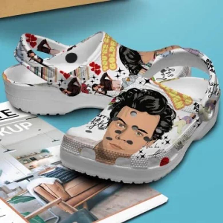 Harry Styles Singer Music Crocs Crocband Clogs Shoes Comfortable For Men Women