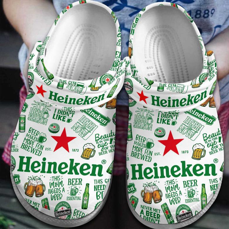 Heineken Beer Crocs Crocband Clogs Shoes