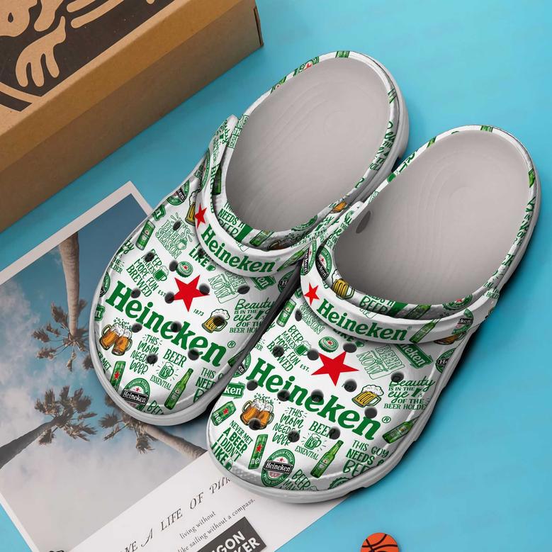 Heineken Beer Crocs Crocband Clogs Shoes