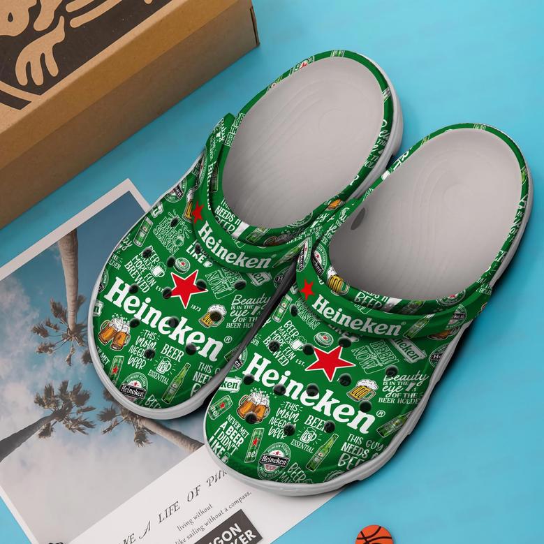 Heineken Beer Crocs Crocband Clogs Shoes