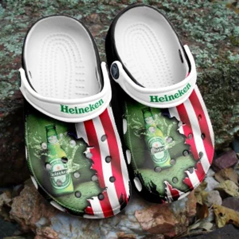 Heineken Beer Crocs Crocband Shoes Comfortable Clogs For Men Women