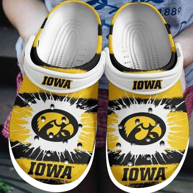 Iowa Hawkeyes Crocband Clogs