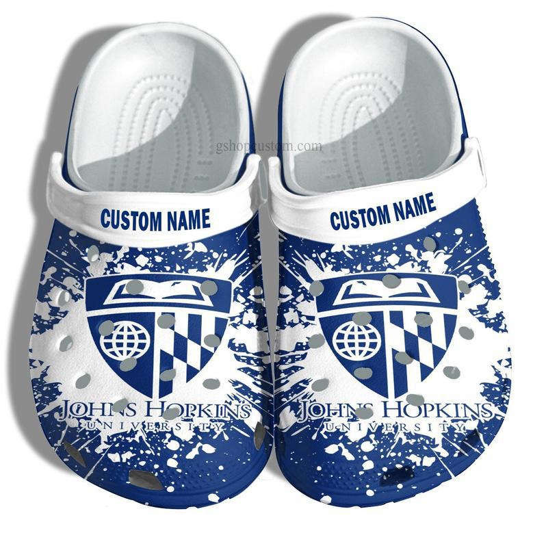 Johns Hopkins University Croc Shoes Customize- University Graduation Gifts Shoes Admission Gift