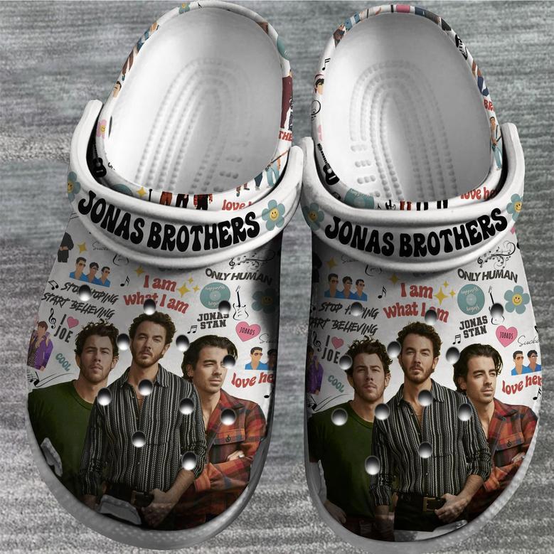 Jonas Brothers Band Music Crocs Crocband Clogs Shoes